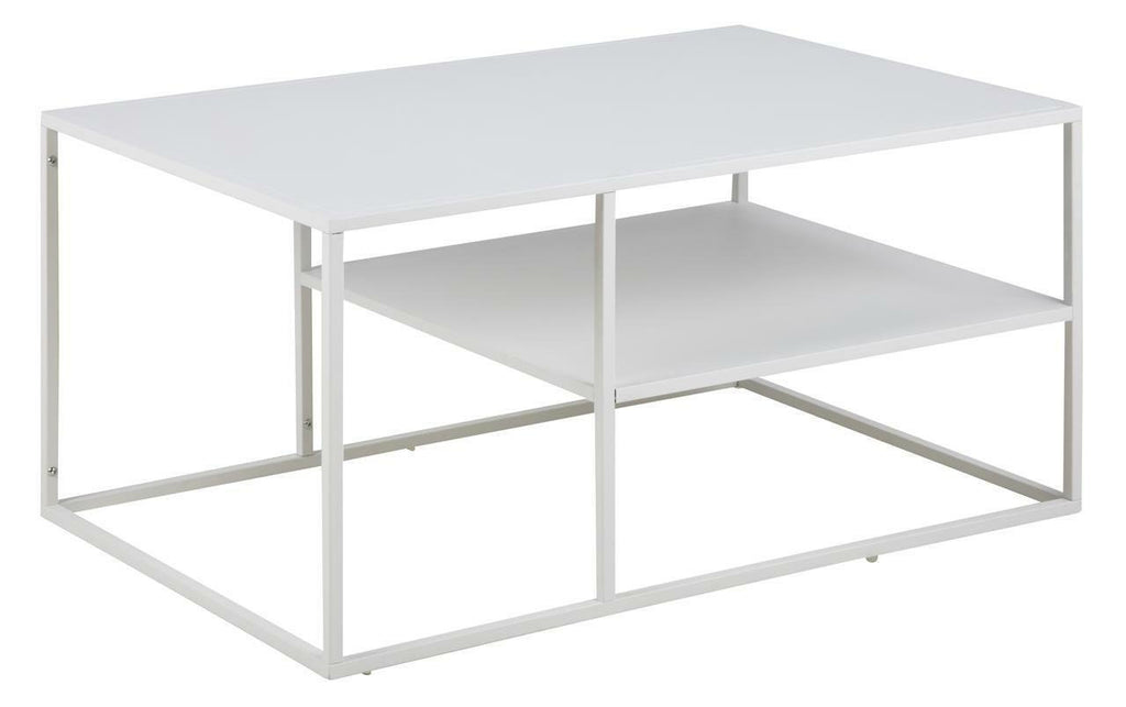 Stolik Newton czarny z półką 90x60 cm