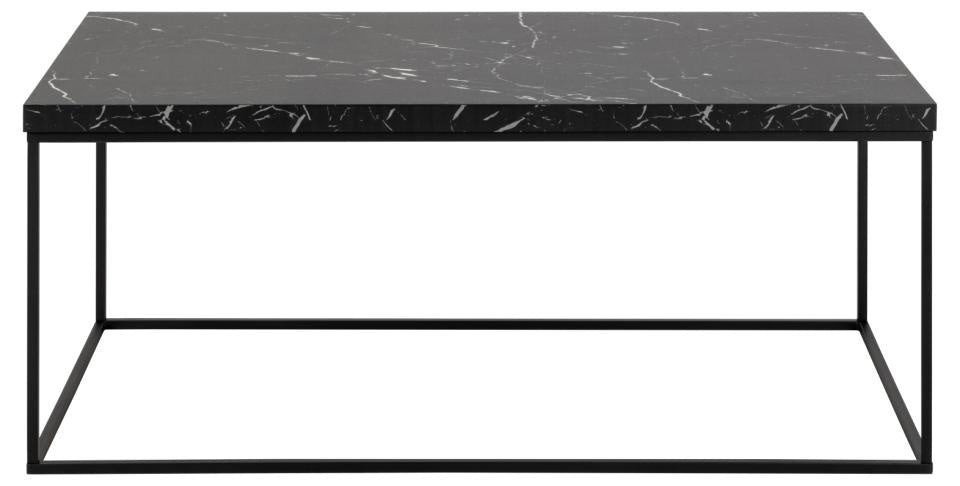 Stolik Barossa 110x55cm czarny marmur