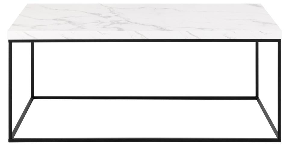 Stolik Barossa 110x55cm biały marmur