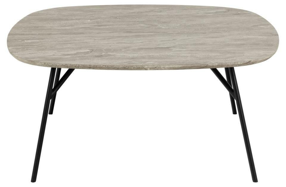 Stolik kawowy Caracas 90x90cm szary marmur