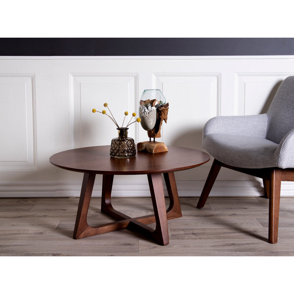 Stolik kawowy Hellerup 75cm orzech