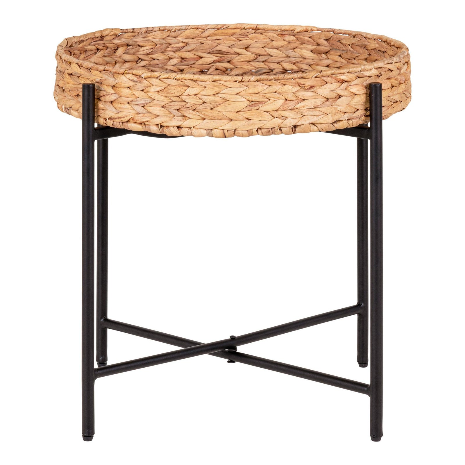 Stolik pomocniczy Naro 50cm naturalny hiacynt