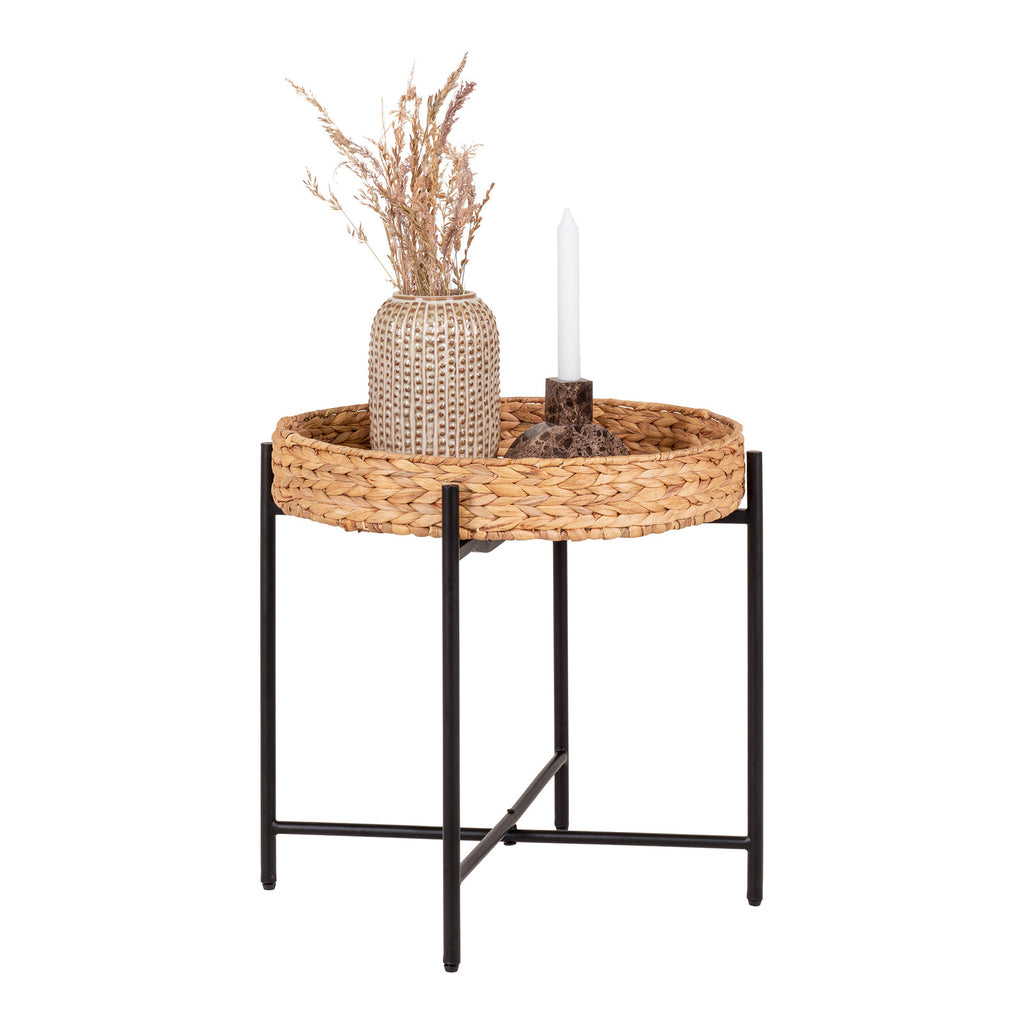 Stolik pomocniczy Naro 50cm naturalny hiacynt