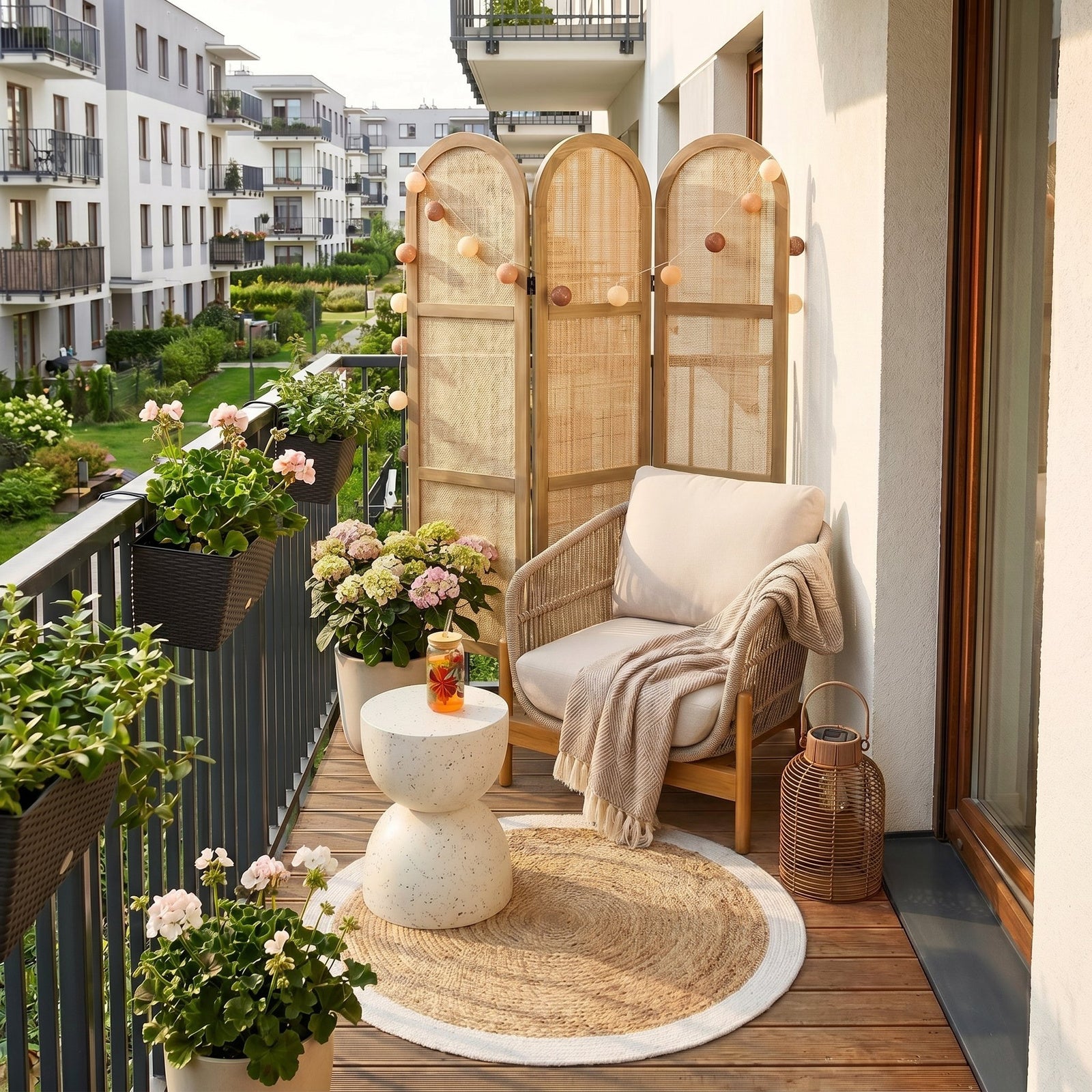 Stolik pomocniczy Bonita terrazzo
