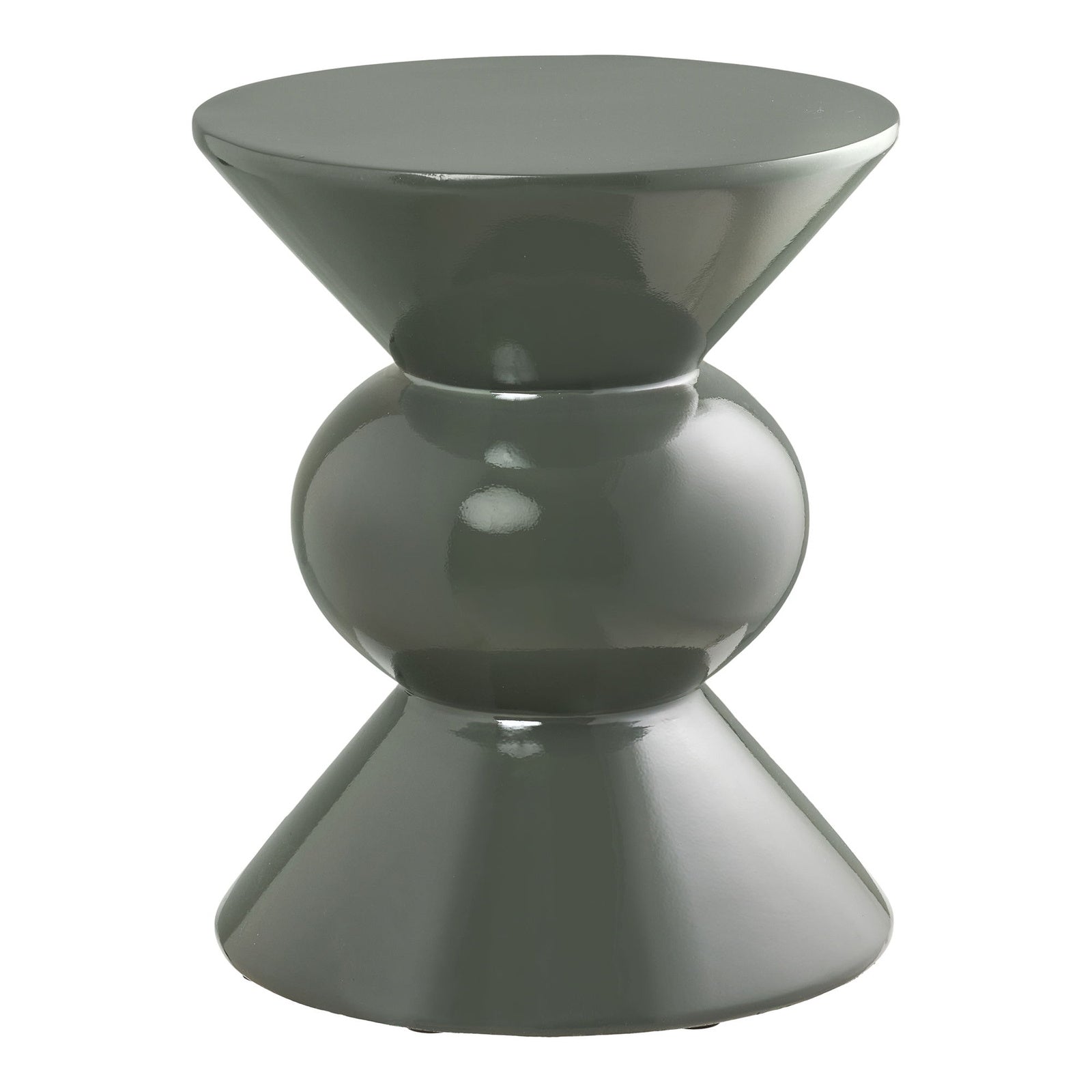 Stolik kawowy Rosolina zielony 34x41 cm
