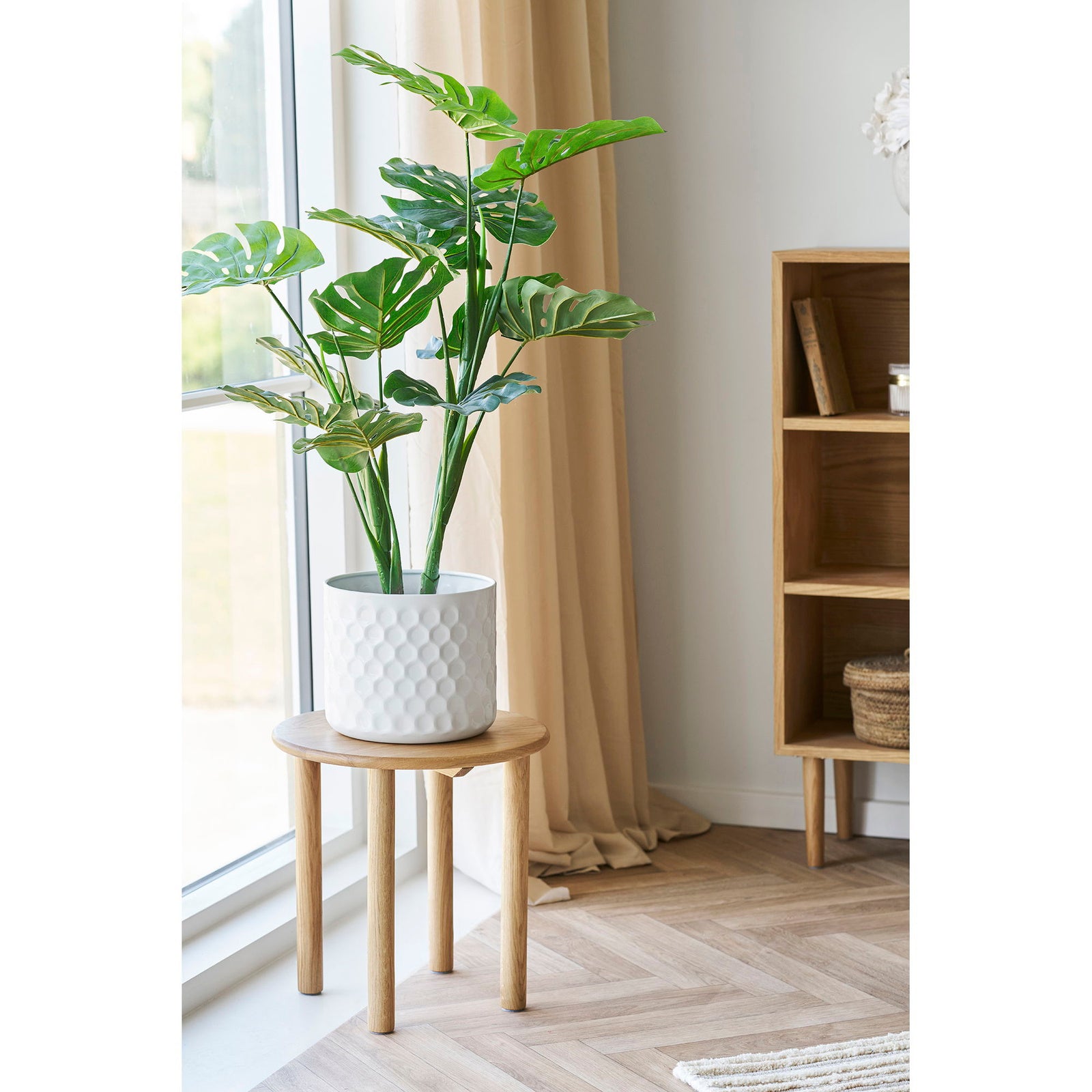 Stolik kawowy Jena dąb, naturalny 40 cm