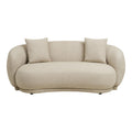 Sofa Hawkes 2,5-osobowa 2 poduszki, piaskowa