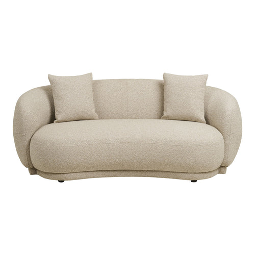 Sofa Hawkes 2,5-osobowa 2 poduszki, piaskowa