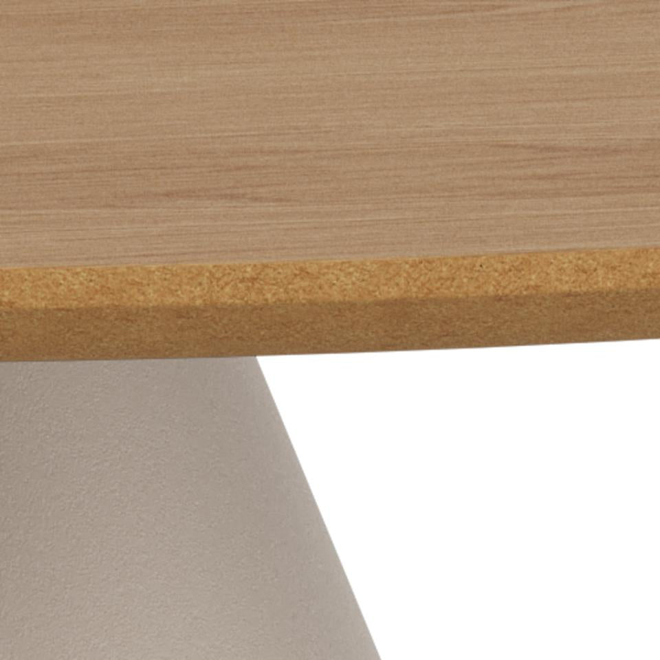 Stolik Soli 85cm dąb/kaszmir