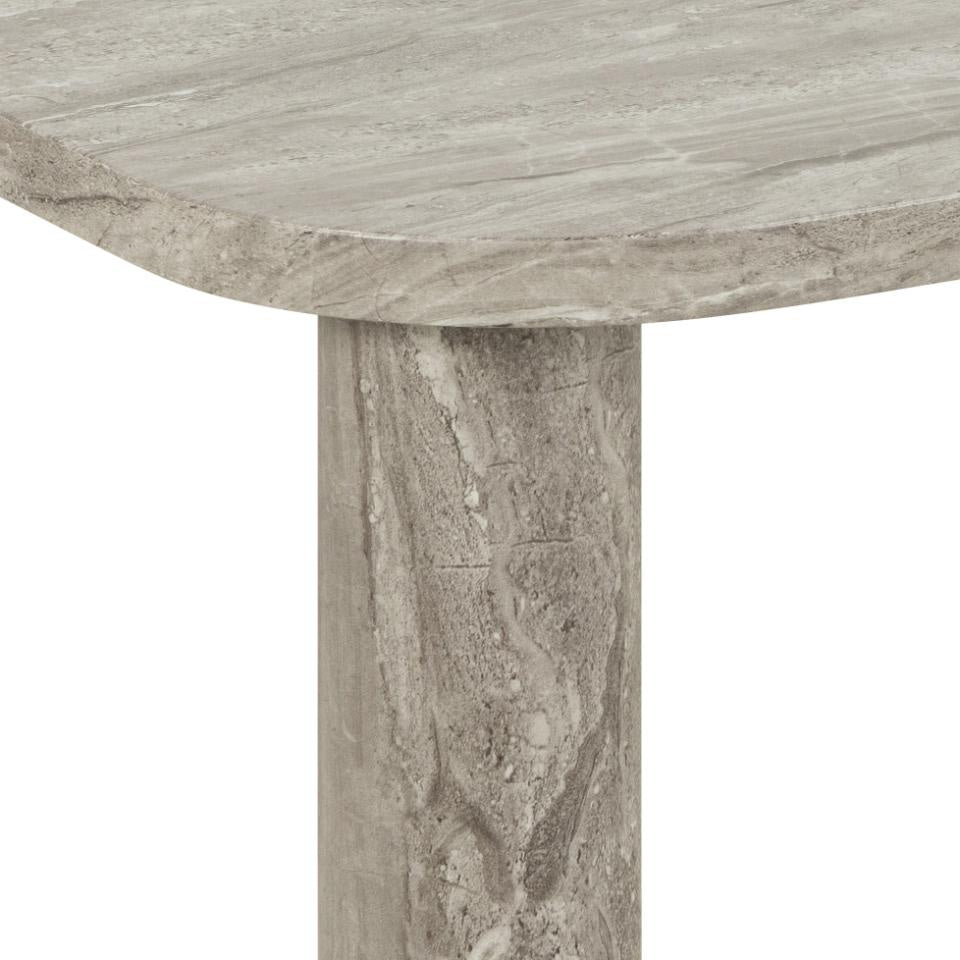 Stolik kawowy Solano 100x75cm marmur szary