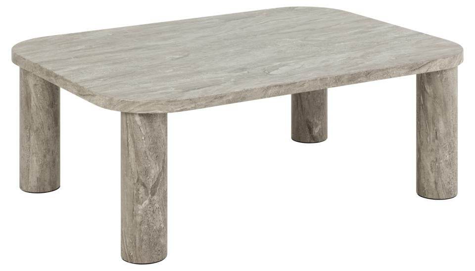 Stolik kawowy Solano 100x75cm marmur szary