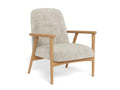 Fotel Auckland beżowy/ dąb Apia 453