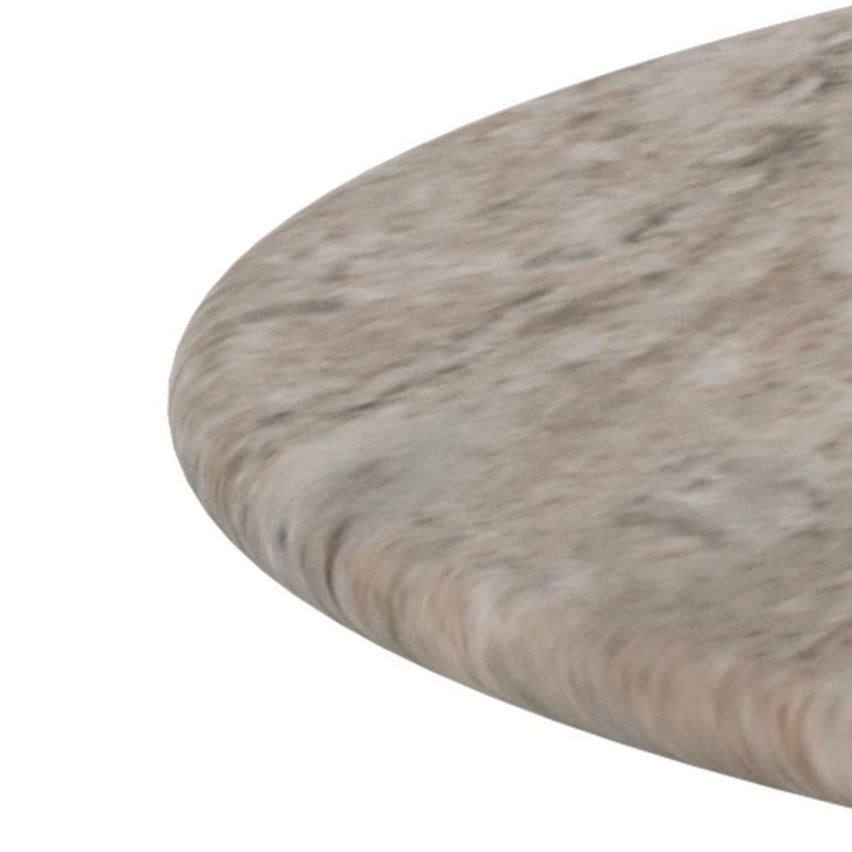 Stolik kawowy Ferrol 80cm szary marmur/szary