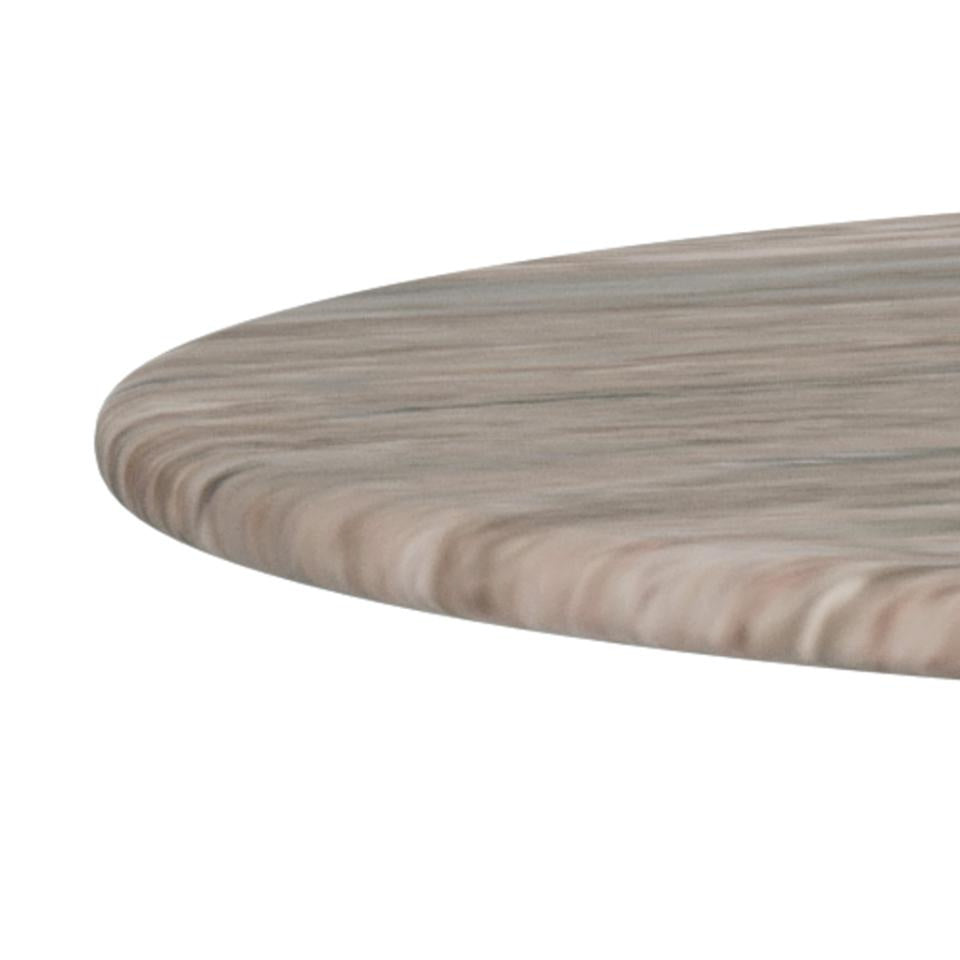 Stolik kawowy Ferrol 40cm szary marmur/ brązowy