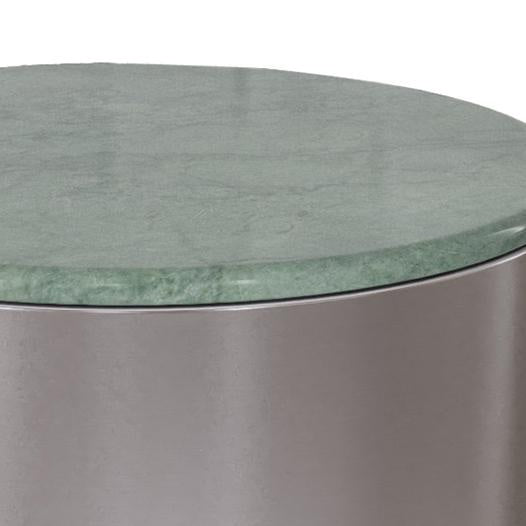 Stolik kawowy Cangas 45cm marmur/niklowany