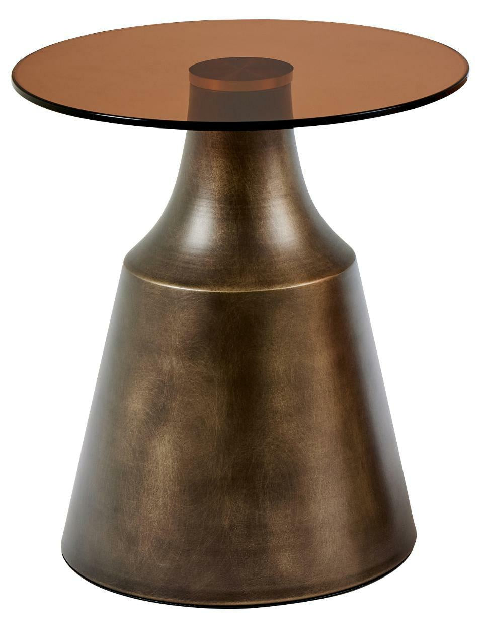 Stolik kawowy Dunsley 45cm brązowy