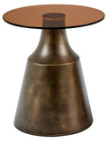 Stolik kawowy Dunsley 45cm brązowy