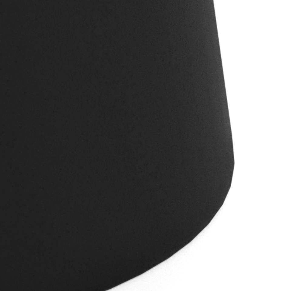 Stolik kawowy Santorini 45cm biały ceramiczny/ czarny
