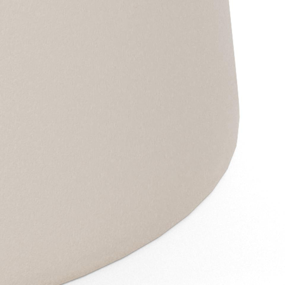Stolik kawowy Santorini 70cm beżowy ceramiczny