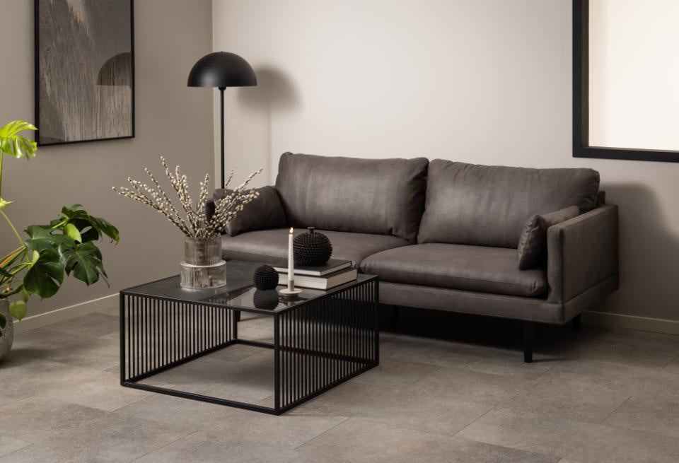 Stolik kawowy Strington 80x80cm szkło/Izmir