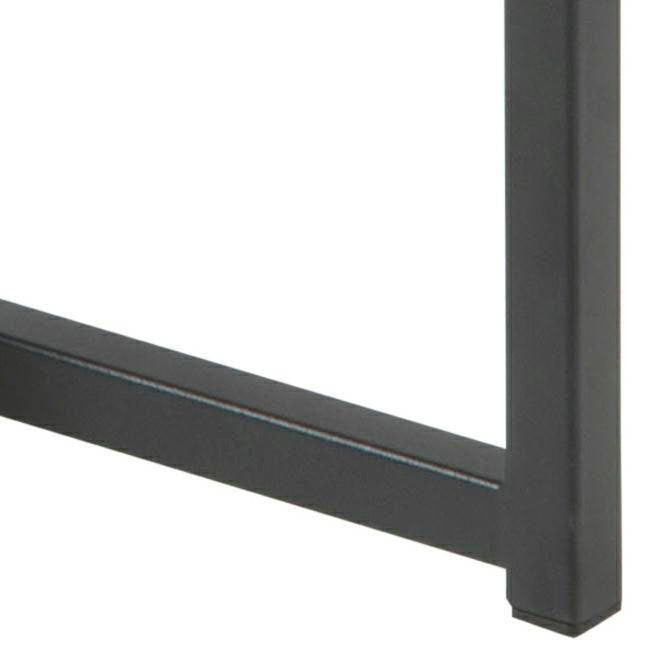 Zestaw stolików kawowych Actona Seaford MDF metal naturalny/czarny 2 szt.